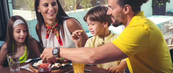 Family Dinner in San Antonio at Culebra Market